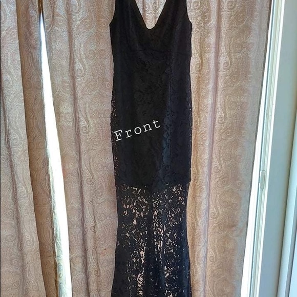 Mermaid evening gown WORN FOR HALF HOUR - Picture 2 of 7